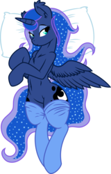 Size: 6000x9372 | Tagged: safe, artist:dfectivedvice, artist:mactavish1996, princess luna, alicorn, pony, semi-anthro, g4, .svg available, absurd resolution, arm hooves, clothes, female, lidded eyes, lying down, mare, on back, simple background, socks, solo, spread wings, transparent background, vector