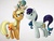 Size: 2048x1536 | Tagged: safe, artist:mylittlelevi64, applejack, coloratura, g4, female, lesbian, magical lesbian spawn, offspring, parent:applejack, parent:coloratura, parents:rarajack, ship:rarajack, shipping, simple background