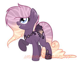 Size: 2108x1680 | Tagged: safe, artist:immagoddampony, oc, oc only, oc:winter sunset, original species, female, mare, raised hoof, simple background, solo, transparent background