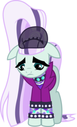 Size: 4528x7433 | Tagged: safe, artist:pink1ejack, coloratura, earth pony, pony, g4, absurd resolution, countess coloratura, female, floppy ears, frown, looking down, sad, simple background, solo, transparent background, vector