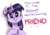 Size: 1720x1188 | Tagged: safe, artist:buttersprinkle, twilight sparkle, alicorn, pony, g4, ..., c:, cute, faic, female, friend, friendship, happy, looking at you, mare, meme, reaction image, right neighborhood, simple background, smiling, solo, subversion, subverted meme, text, twiabetes, twiface, underhoof, white background, wrong neighborhood
