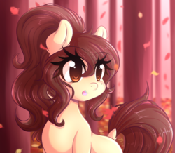 Size: 1280x1116 | Tagged: safe, artist:fluffymaiden, oc, oc only, oc:colette laitier, pony, cute, forest, ocbetes, solo