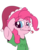 Size: 1600x2000 | Tagged: safe, artist:narmet, pinkie pie, earth pony, pony, g4, candy, candy cane, christmas, clothes, cute, female, food, hat, santa hat, simple background, solo, transparent background