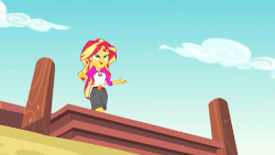 Size: 533x300 | Tagged: safe, screencap, sunset shimmer, equestria girls, g4, my little pony equestria girls: legend of everfree, animated, embrace the magic, female, gif, solo