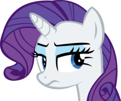Size: 12226x10213 | Tagged: safe, artist:cyanlightning, rarity, pony, g4, scare master, .svg available, absurd resolution, female, simple background, solo, transparent background, unamused, vector
