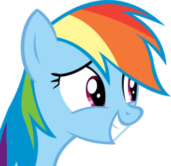 Size: 11364x10989 | Tagged: safe, artist:cyanlightning, rainbow dash, pony, g4, scare master, .svg available, absurd resolution, female, simple background, solo, transparent background, vector