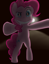 Size: 1275x1650 | Tagged: safe, artist:gliconcraft, pinkie pie, earth pony, pony, g4, mmmystery on the friendship express, cake, female, food, insanity, marzipan mascarpone meringue madness, solo