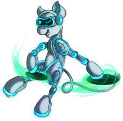 Size: 1704x1680 | Tagged: safe, artist:beardie, edit, oc, oc only, pony, robot, robot pony, simple background, solo, transparent background