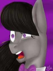 Size: 1200x1600 | Tagged: safe, artist:jlkatlass, octavia melody, earth pony, pony, g4, female, open mouth, solo