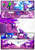 Size: 3500x4951 | Tagged: safe, artist:light262, artist:lummh, princess luna, changeling, pony, comic:timey wimey, g4, absurd resolution, cessation of existence, clothes, color porn, comic, costume, dialogue, fight, implied princess celestia, magic, magic blast, patreon, patreon logo, shadowbolts, shadowbolts costume, speech bubble