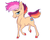 Size: 3000x2400 | Tagged: safe, artist:loryska, oc, oc only, oc:conundrum solar flare, earth pony, pony, colt, high res, male, offspring, parent:quibble pants, parent:rainbow dash, parents:quibbledash, simple background, solo, white background