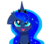 Size: 1600x1413 | Tagged: safe, artist:elementalokami, princess luna, pony, g4, blushing, cute, female, happy, looking at you, lunabetes, open mouth, simple background, solo, transparent background