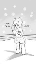 Size: 720x1280 | Tagged: safe, artist:trickydick, applejack, semi-anthro, g4, boxing, boxing gloves, boxing ring, boxing shorts, female, solo