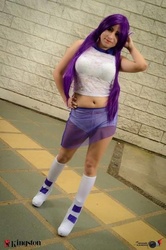 Size: 552x829 | Tagged: safe, rarity, human, g4, belly button, chubby, clothes, cosplay, costume, irl, irl human, midriff, photo, solo