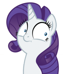 Size: 411x475 | Tagged: safe, artist:t-3000, rarity, pony, g4, bust, faic, female, portrait, reaction image, simple background, solo, transparent background