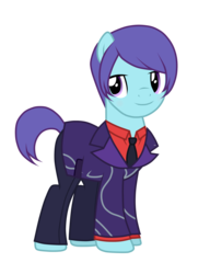 Size: 2440x3176 | Tagged: safe, artist:easterdara, pony, clothes, high res, ponified, solo, tokyo ghoul, tsukiyama shuu
