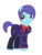 Size: 2440x3176 | Tagged: safe, artist:easterdara, pony, clothes, high res, ponified, solo, tokyo ghoul, tsukiyama shuu