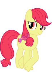 Size: 900x1233 | Tagged: safe, artist:wolfangelmoon, edit, apple bloom, g4, bow, cutie mark, female, hair bow, older, recolor, simple background, solo, the cmc's cutie marks, transparent background, vector