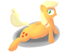 Size: 3000x2000 | Tagged: safe, artist:ilv, applejack, g4, female, high res, missing accessory, simple background, solo, white background