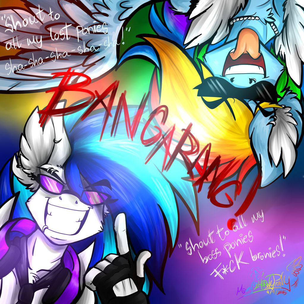 Safe Artist Mimy Sonadow Dj Pon Rainbow Dash Vinyl