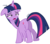 Size: 8000x7000 | Tagged: safe, artist:tardifice, twilight sparkle, alicorn, pony, g4, the cutie re-mark, absurd resolution, butt, female, floppy ears, looking back, mare, plot, simple background, solo, transparent background, twilight sparkle (alicorn), vector