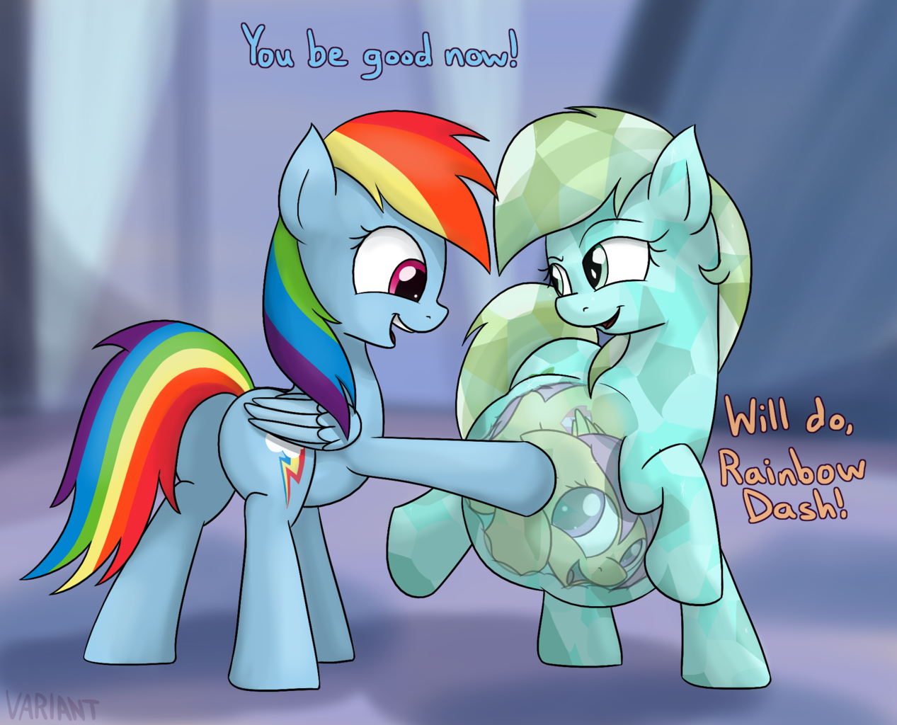 rainbow dash, scootaloo, oc, crystal pony, earth pony, pegasus, pony, babys...