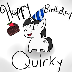 Size: 1280x1280 | Tagged: safe, artist:heartpallete, pony, cake, cute, food, happy birthday, smolpone, solo