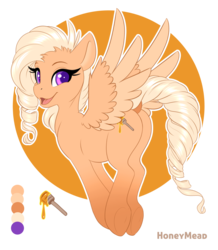 Size: 950x1091 | Tagged: safe, artist:silkensaddle, oc, oc only, oc:honeymead, cutie mark, solo, underhoof