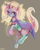 Size: 900x1133 | Tagged: safe, artist:cherivinca, trixie, pony, unicorn, g4, cape, clothes, female, mare, smiling, solo, trixie's cape