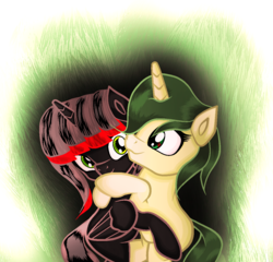 Size: 1179x1131 | Tagged: safe, artist:ivacatherianoid, oc, oc only, oc:catheria, oc:op, pony, duo