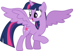 Size: 4973x3474 | Tagged: safe, artist:cloudy glow, twilight sparkle, alicorn, pony, g4, the cutie map, .ai available, absurd resolution, female, mare, simple background, solo, transparent background, twilight sparkle (alicorn), vector