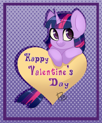 Size: 2491x3000 | Tagged: safe, artist:hfinder, twilight sparkle, g4, female, heart eyes, high res, solo, valentine's day, wingding eyes
