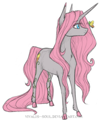 Size: 1245x1465 | Tagged: safe, artist:vivalis-soul, oc, oc only, oc:liria, butterfly, solo