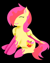 Size: 2110x2691 | Tagged: safe, artist:luperpony13, oc, oc only, oc:apple blossom, original species, friend, high res, solo, splatter pony