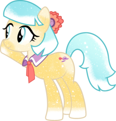 Size: 876x913 | Tagged: safe, artist:digiradiance, artist:jeatz-axl, coco pommel, g4, female, galaxy, simple background, solo, transparent background, vector
