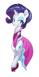 Size: 615x1200 | Tagged: safe, artist:hidden-cat, rarity, pony, unicorn, g4, too many pinkie pies, bipedal, clothes, colored pupils, cute, dress, female, lidded eyes, mare, outfit catalog, raribetes, simple background, solo, white background