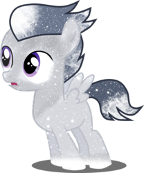 Size: 815x981 | Tagged: safe, artist:bucketofwhales, artist:digiradiance, rumble, pegasus, g4, colt, foal, galaxy, leaning forward, male, simple background, solo, transparent background, vector