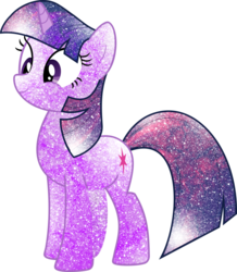 Size: 834x958 | Tagged: safe, artist:digiradiance, artist:mortris, twilight sparkle, g4, female, galaxy, simple background, solo, transparent background, vector