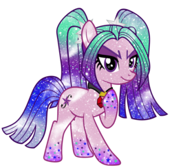 Size: 1024x1003 | Tagged: safe, artist:digiradiance, artist:martina01, aria blaze, pony, g4, female, galaxy, ponified, rainbow power, rainbow power-ified, simple background, solo, transparent background, vector