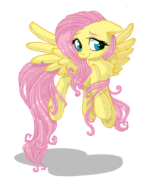 Size: 714x846 | Tagged: safe, artist:anthocat, fluttershy, g4, cute, female, floating, flying, looking at you, shyabetes, simple background, solo, spread wings, transparent background, turned head