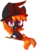 Size: 1079x1478 | Tagged: safe, artist:puffleduck, oc, oc only, oc:orange blossom, earth pony, pony, :d, chibi, cute, halloween, hat, witch hat