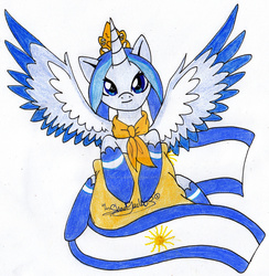 Size: 1024x1051 | Tagged: safe, artist:novaassassin, oc, oc only, oc:princess argenta, argentina, nation ponies, ponified