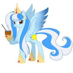 Size: 2000x2000 | Tagged: safe, artist:orig06, oc, oc only, oc:princess argenta, argentina, high res, mate, nation ponies, ponified, simple background, spread wings, transparent background