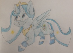 Size: 2126x1534 | Tagged: safe, artist:mageamelia, oc, oc only, oc:princess argenta, argentina, nation ponies, ponified