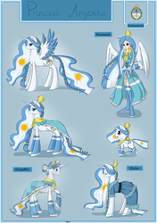 Size: 2791x3963 | Tagged: safe, artist:violentdreamsofmine, oc, oc only, oc:princess argenta, crystal pony, human, argentina, clothes, crystallized, dress, gala dress, high res, humanized, nation ponies, ponified