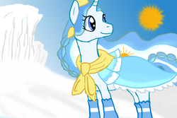 Size: 2250x1500 | Tagged: safe, artist:haggis53, oc, oc only, oc:princess argenta, argentina, nation ponies, ponified