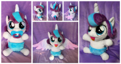 Size: 1600x842 | Tagged: safe, artist:equinepalette, princess flurry heart, g4, season 6, for sale, irl, photo, plushie, solo