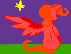 Size: 2048x1536 | Tagged: safe, artist:rihanna bell pepper, oc, oc only, pegasus, pony, lonely, sad, solo, trace