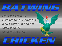 Size: 540x405 | Tagged: safe, cockatrice, bat-winged chicken, guardians of harmony, megaman x