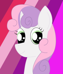 Size: 2448x2880 | Tagged: safe, artist:fallenwastelander, sweetie belle, unicorn, g4, female, filly, foal, high res, horn, portrait, solo